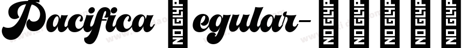 Pacifica Regular字体转换